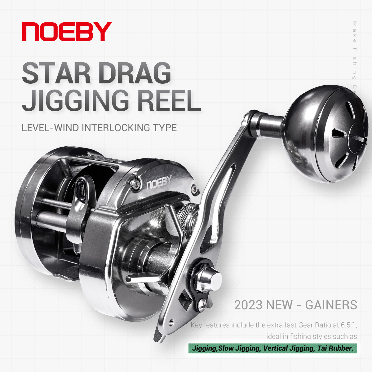 NOEBY Gainer Jigging-Rolle mit – Daiwa Reel Bg Bewertung und Preis